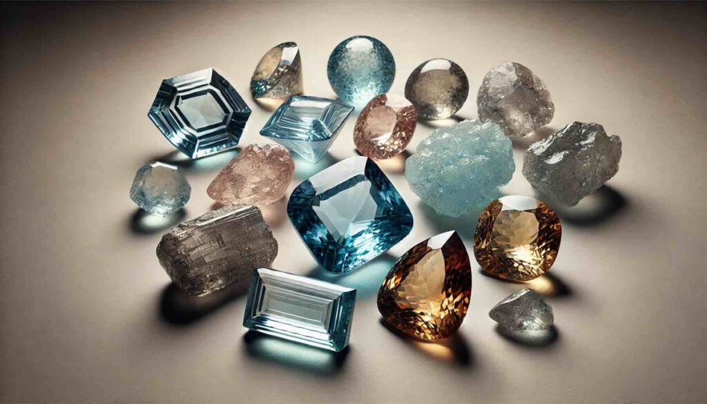 November birthstone - Topaz hues