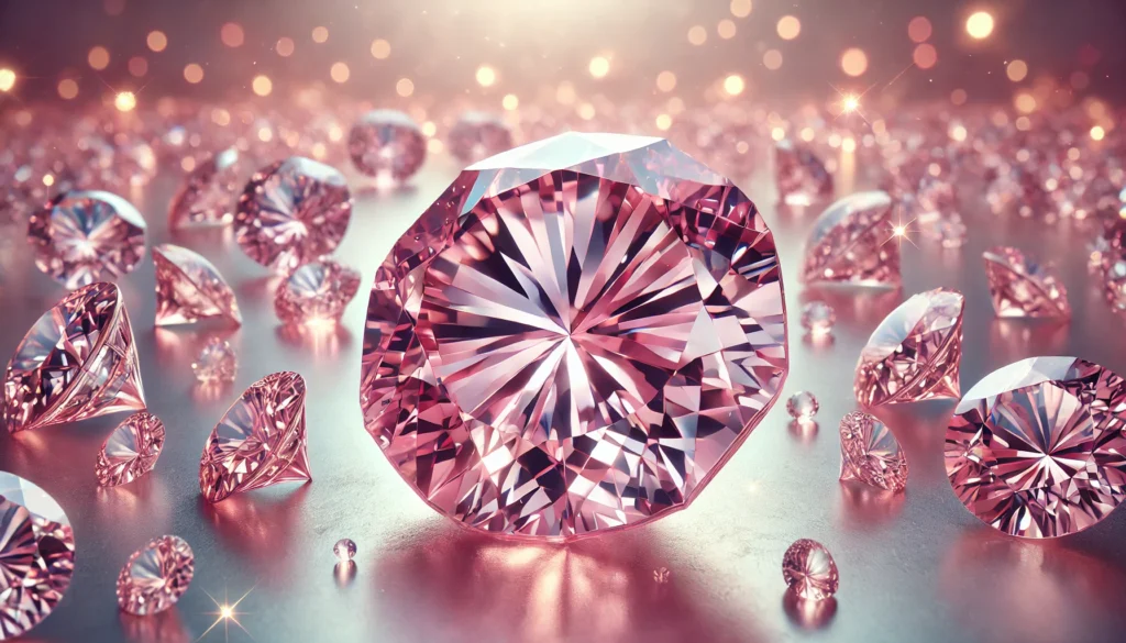 Pink Gemstones - Pink Moissanite