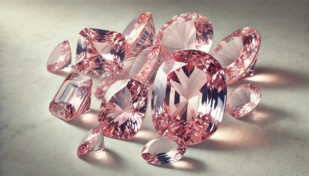 Pink Gemstones - Pink morganite